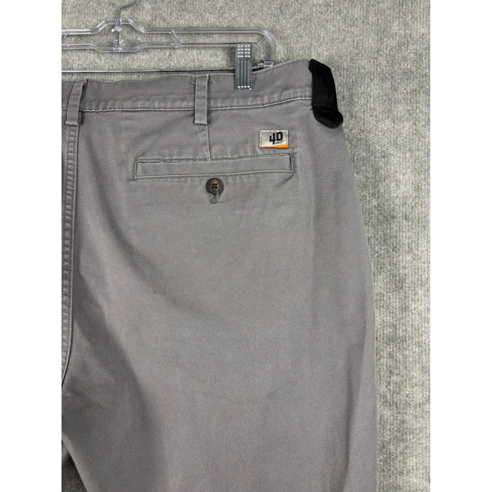 Duluth Trading 40 Grit Standard‎ Fit Chino Pants 42x30 Gray Workwear - Picture 6 of 9